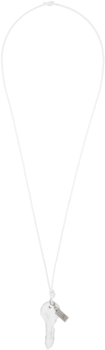 Halskæde Maison Margiela Waxed Key Necklace Metalisk | SM7UU0069 P7066