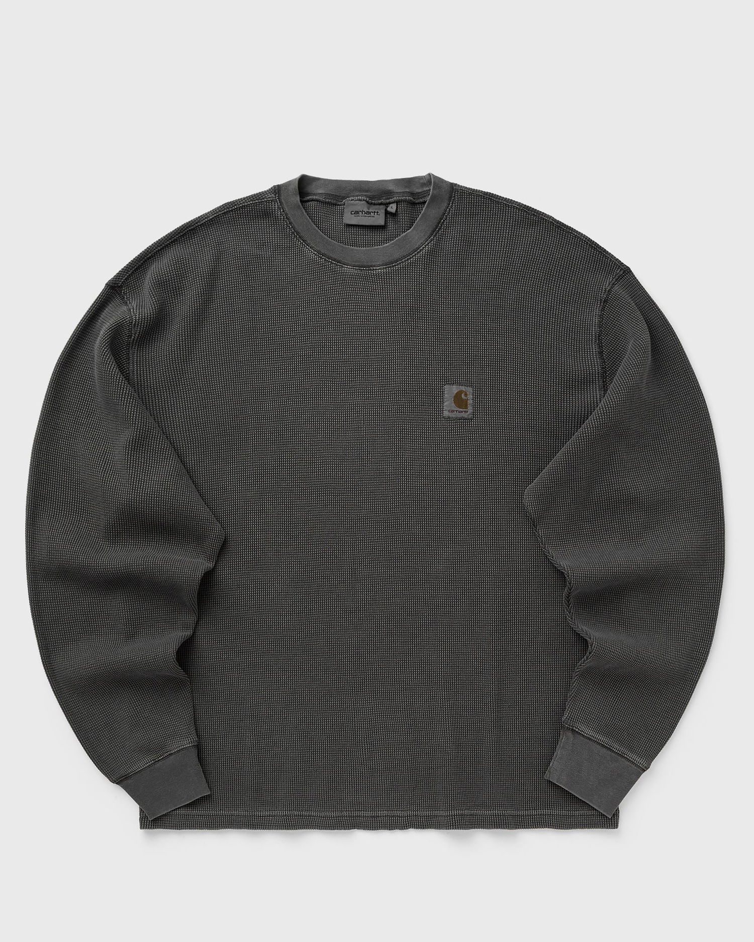 T-shirt Carhartt WIP Vista Waffle Long-Sleeve Tee Grå | I035304-89.GD, 0