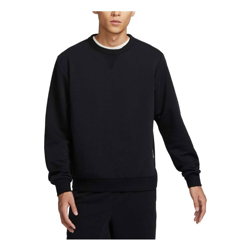 Sweater Nike Dri-FIT Basketball Crew Neck Sweatshirt Sort | FZ0221-010