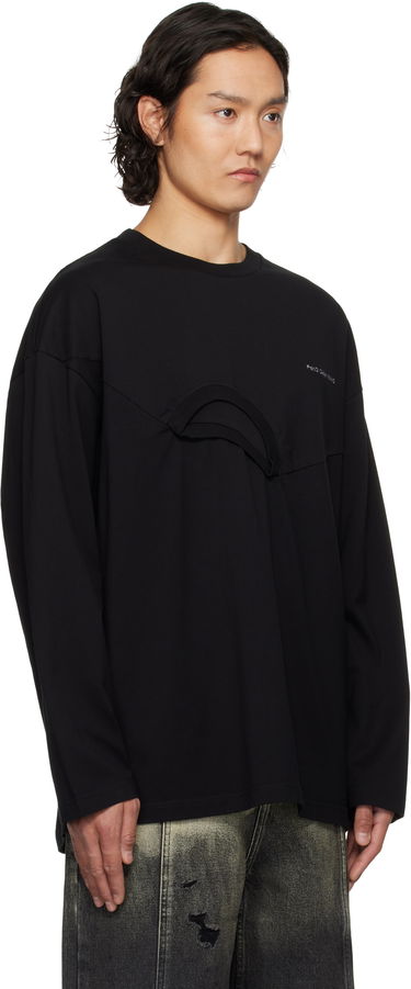 T-shirt Feng Chen Wang Feng Chen Wang Oversized 2in1 T-Shirt Sort | FMS19LS01B, 1