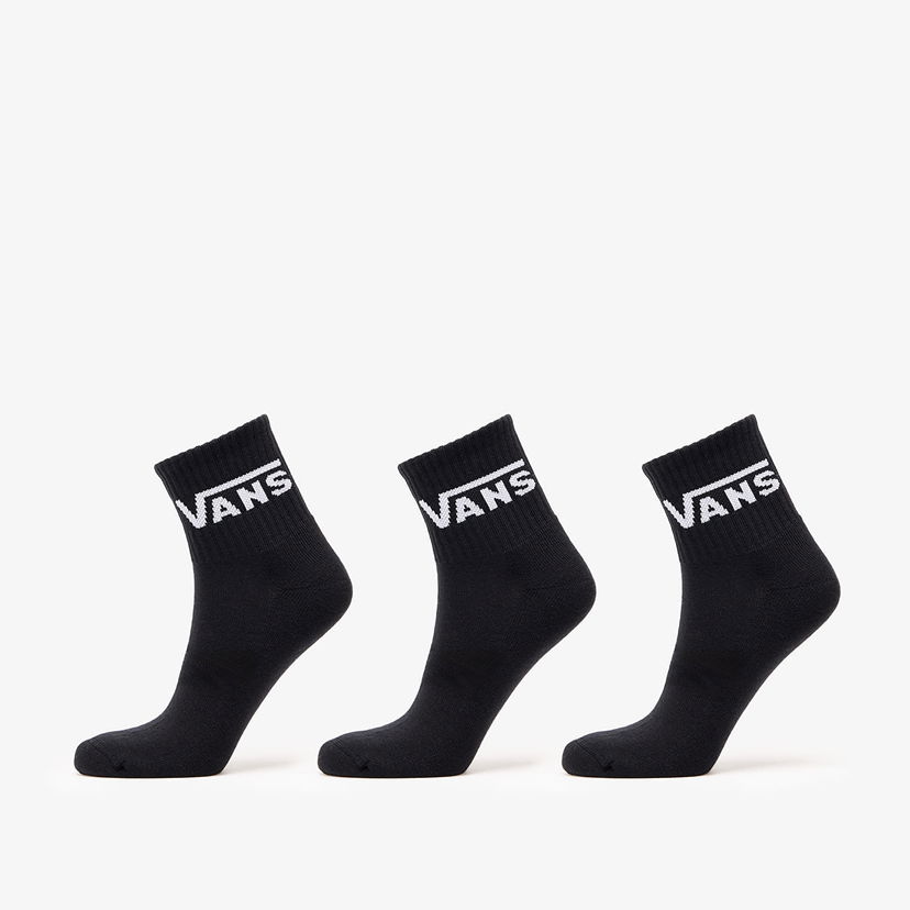 Sokker Vans Classic Half Crew Black Sort | VN000BHXBLK1