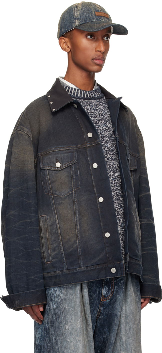Jakke Acne Studios Acne Studios Oversized Denim Jacket Blå | C90174-, 1