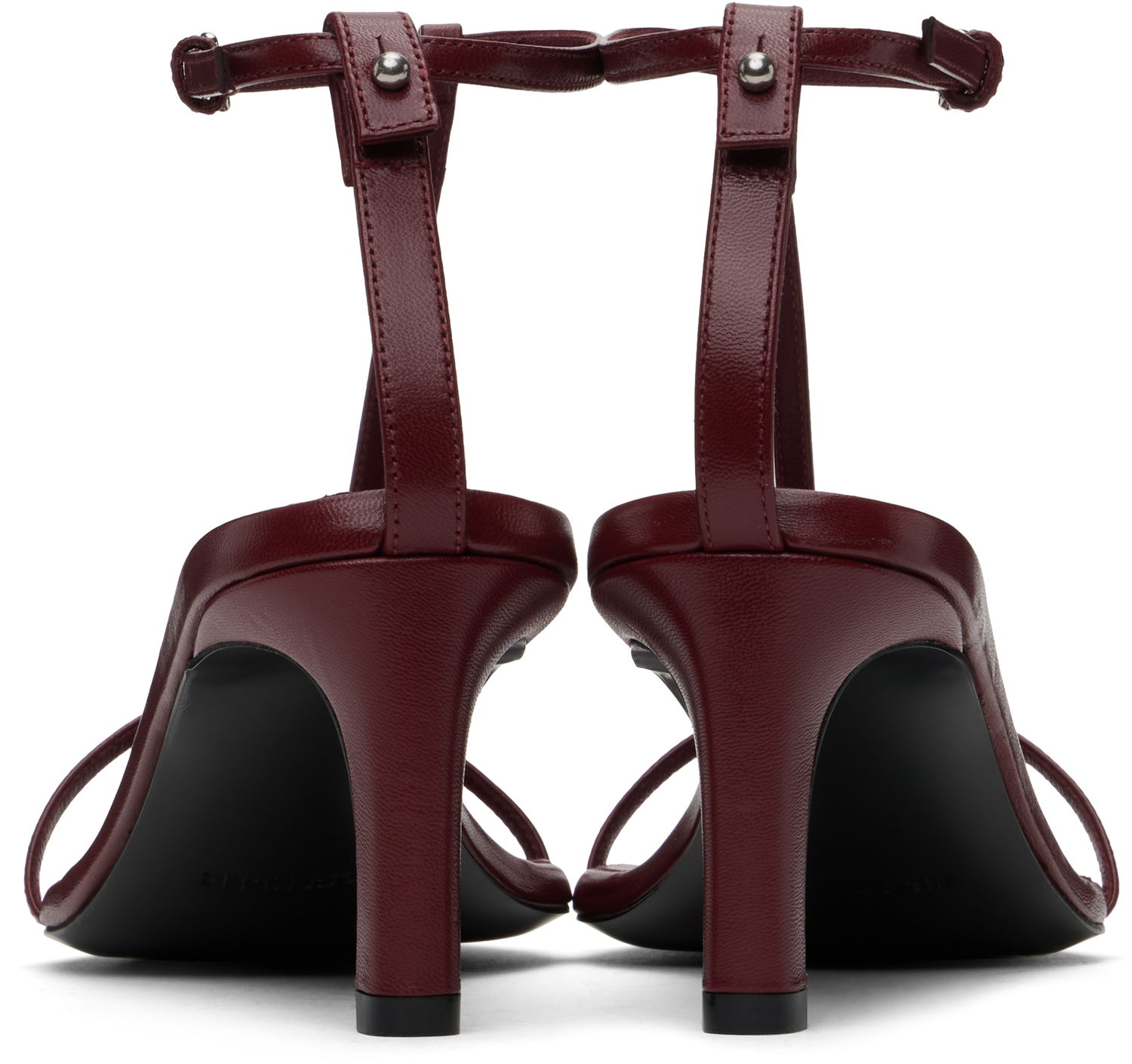 Sneakers og sko Jil Sander Jil Sander High Heeled Sandals Bourgogne | J16WL0030_P8389, 1