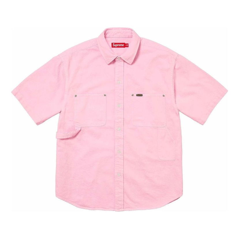 Skjorte Supreme Loose Fit Shirt Lyserød | SUP-SS24-151