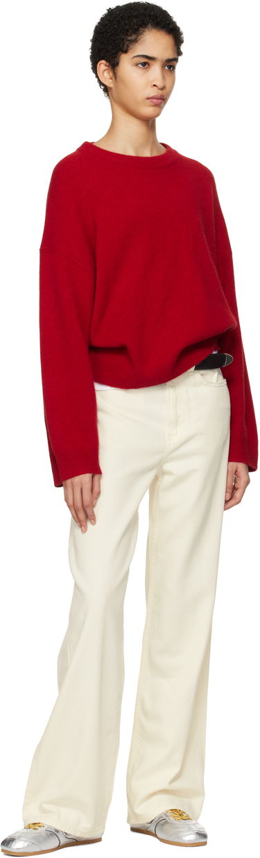 Jeans rag & bone Rag & Bone 'The Logan' Mid-Rise Wide Leg Jeans Hvid | WDD22H2786STEC, 3