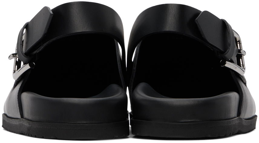 Sneakers og sko Dolce & Gabbana Black Logo Mules Sort | A80402AQ765, 1