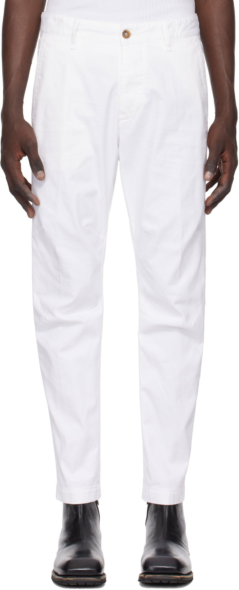 Bukser DSQUARED2 Dsquared2 Chino Trousers Hvid | S74KB0819_S39021
