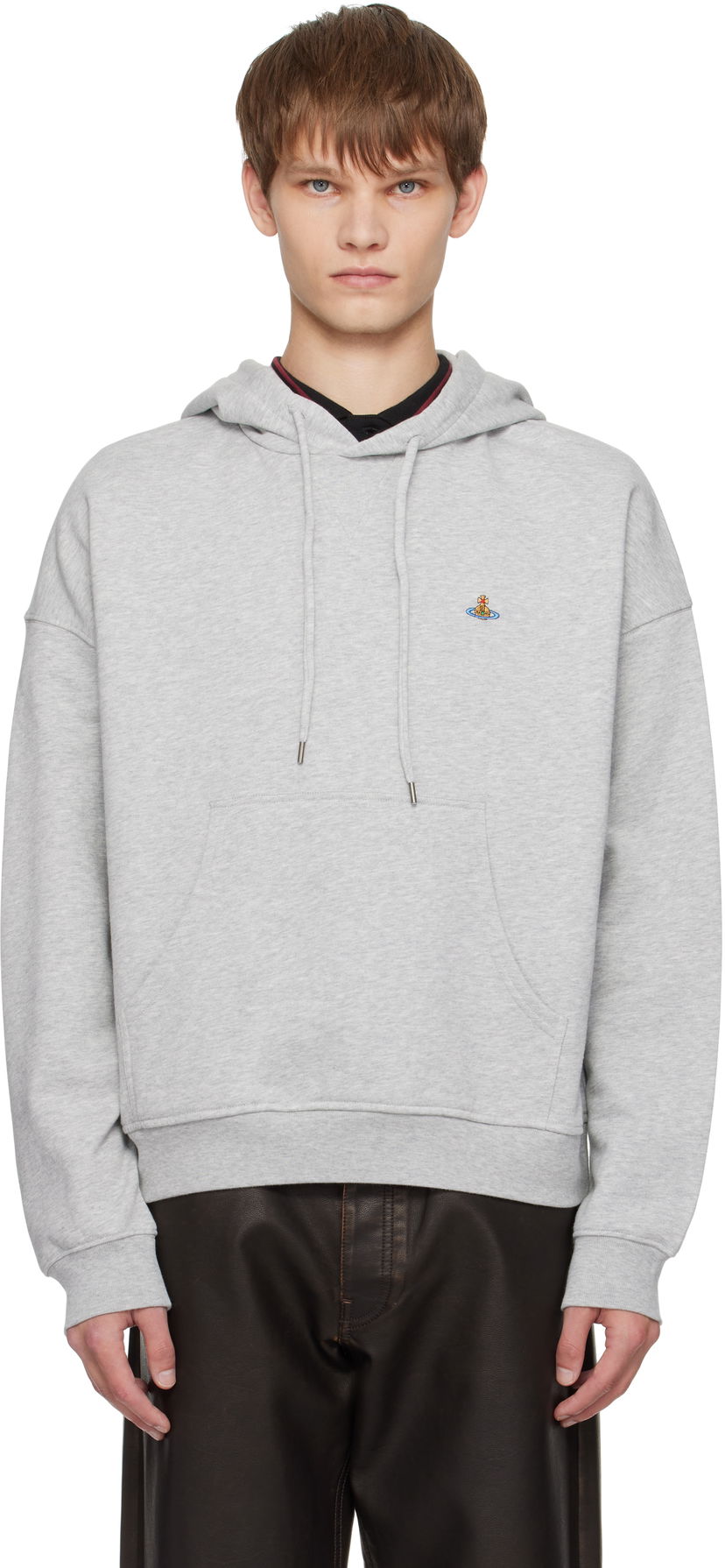 Sweatshirt Vivienne Westwood Vivienne Westwood Ashton Hoodie Grå | 2I01000M-J006O-