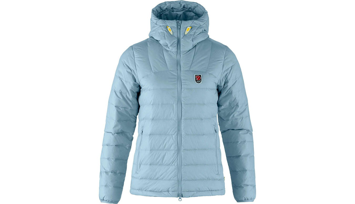 Puffer jakke FJÄLLRÄVEN Expedition Pack Down Hoodie Blå | F86122-514, 1