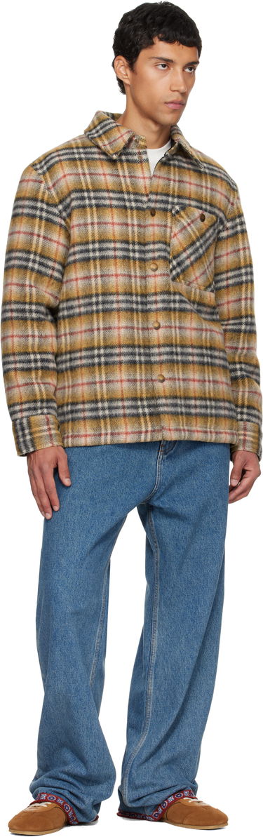 Jakke Burberry Burberry Check Insulated Jacket Gul | 8110913, 3