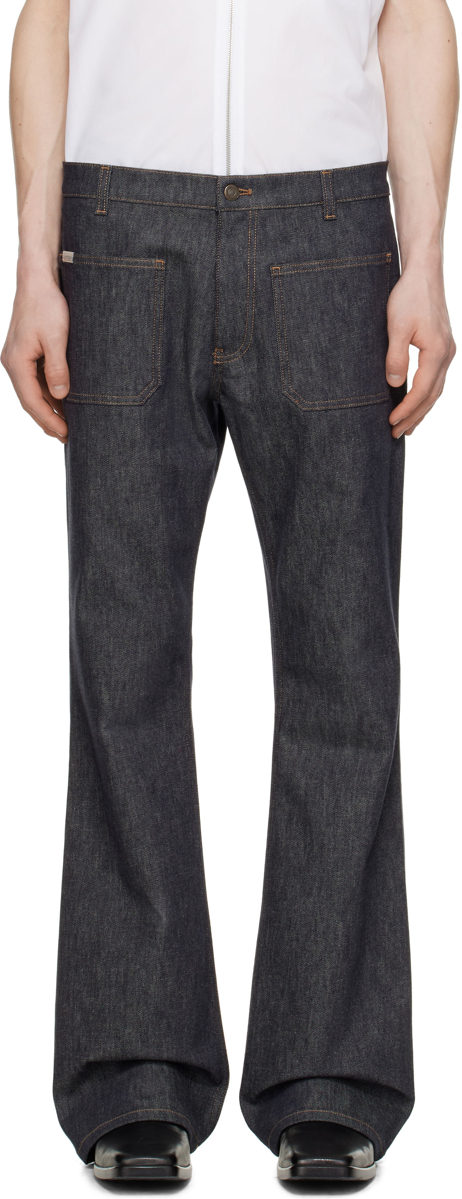Jeans Courrèges Courrèges Bootcut Jeans Blå | 125DPA208DE0035, 0