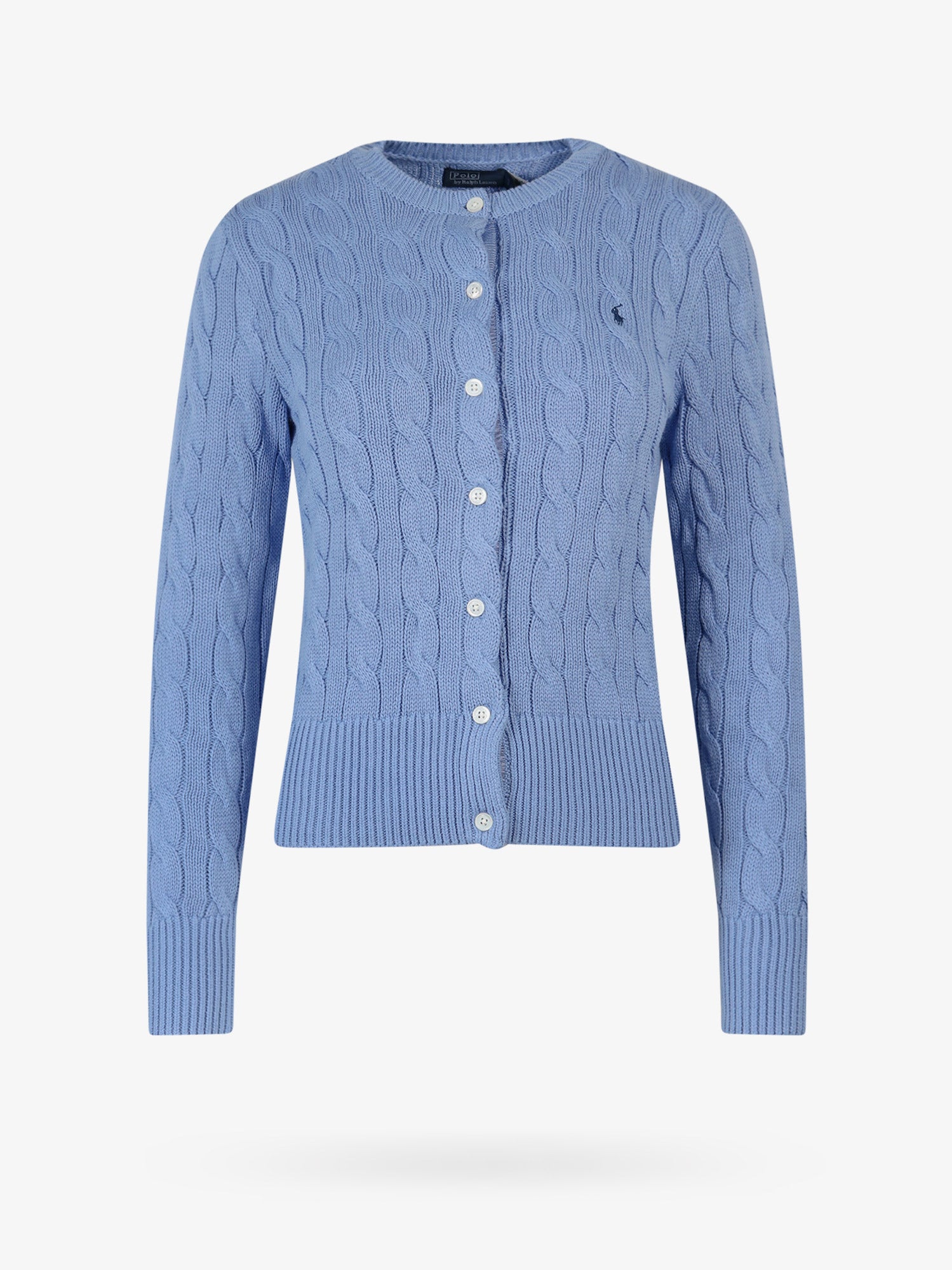 Sweater Polo by Ralph Lauren Cable Knit Buttoned Cardigan Blå | 211891643003, 0