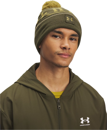 Beanie Under Armour Halftime Pom Knit Beanie Grøn | 1386634-308, 2