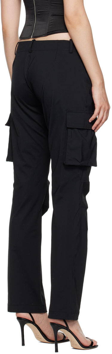 Cargo bukser Miaou Miaou Raven Cargo Trousers Sort | 1019-CL-BLK, 2