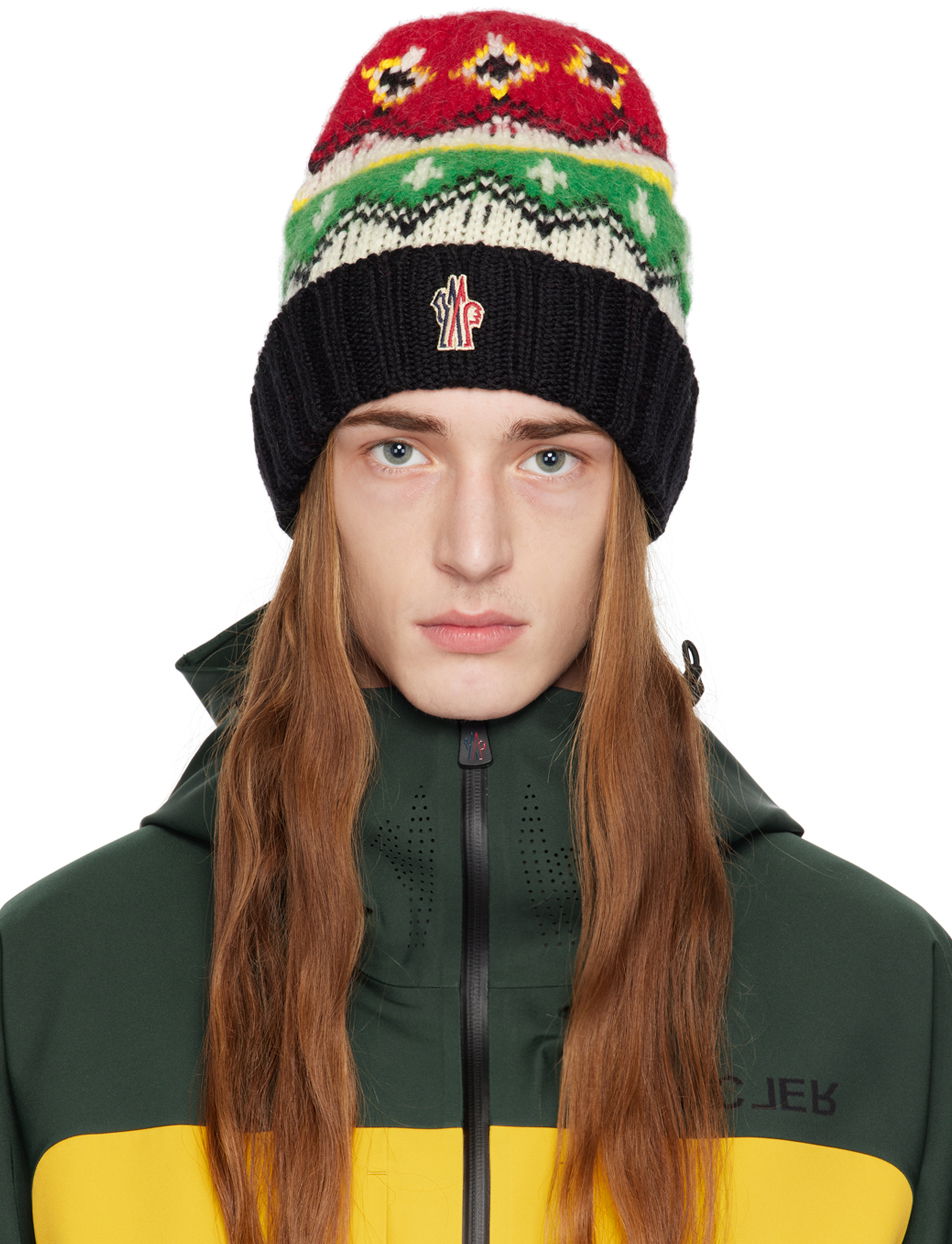 Beanie Moncler Grenoble Wool Beanie Rød | I20973B00019M2865, 0