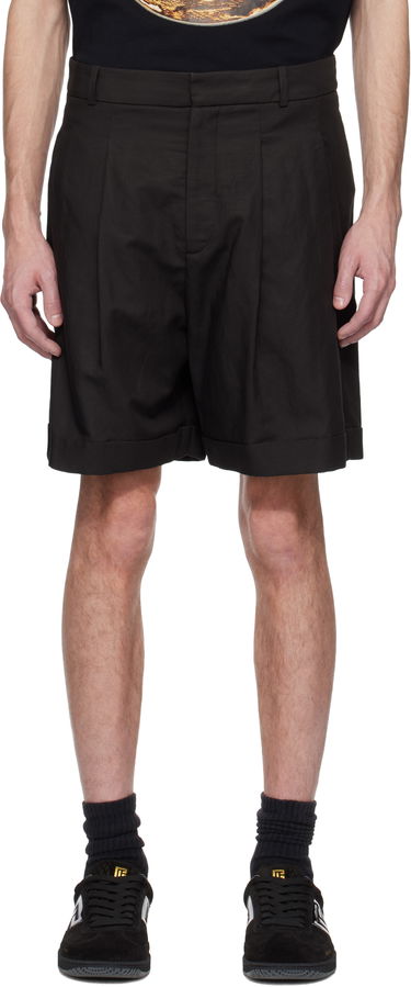 Shorts Balmain Balmain Pleated Bermuda Shorts Sort | EH0PB007VE90, 0