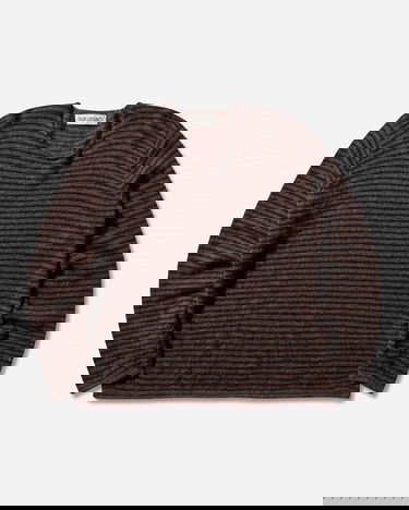 Sweater OUR LEGACY Rigid Popover Sweater Stripe Flerfarvet | M4253RD 001, 1