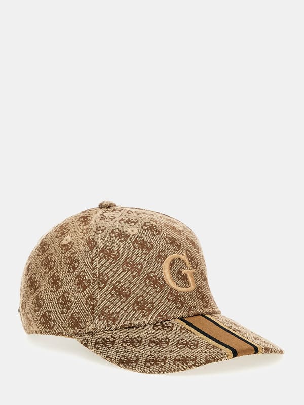 Kasket GUESS Logo Print Baseball Cap Beige | AM9497POL01, 0