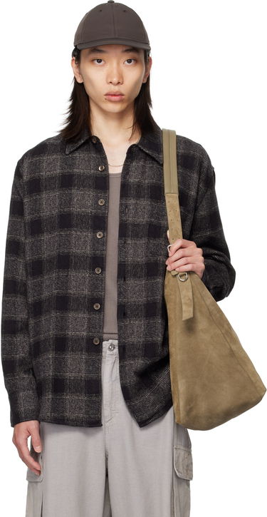 Skjorte OUR LEGACY OUR LEGACY Checked Button-Down Shirt Grå | M4252AO, 0
