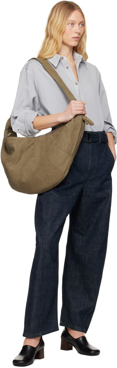 Skuldertaske LEMAIRE Lemaire XL Croissant Bag Grøn | BG0150 LF1400, 3