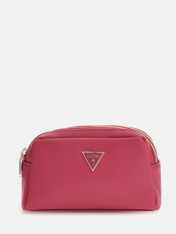 Håndtaske GUESS Saffiano Vanity Case Lyserød | PW1576P3373, 0