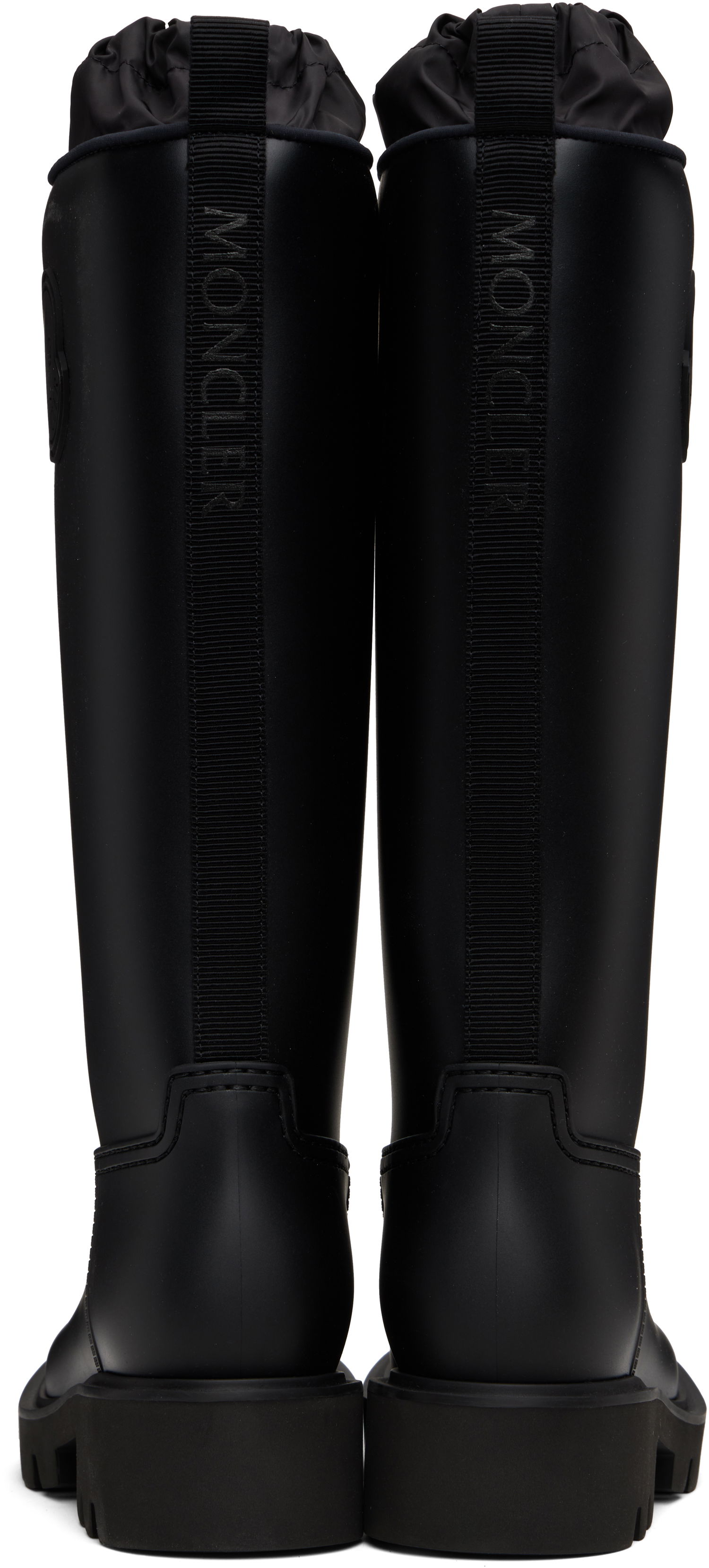 Tøj Moncler Moncler Kickstream High Rain Boots Sort | K209B4G00190M4522, 1