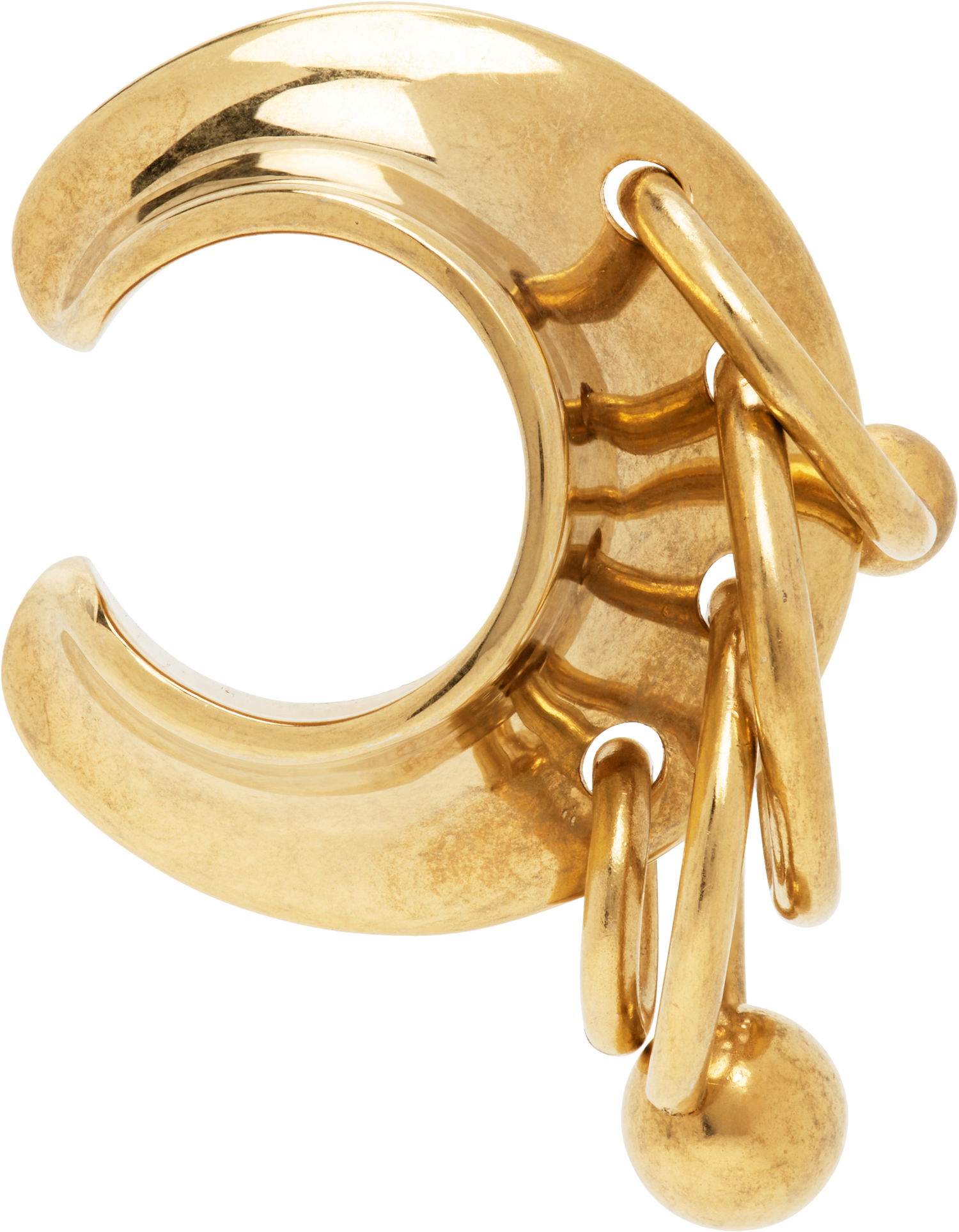 Øreringe Jean Paul Gaultier Jean Paul Gaultier 'The Multi-Piercing' Ear Cuff Metalisk | 24/25-U-BO038-X053-92, 0
