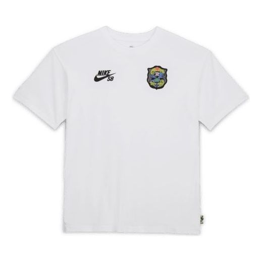 T-shirt Nike SB Skate Graphic T-Shirt Hvid | FZ4109-100