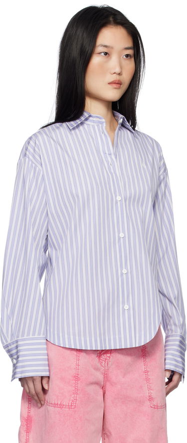 Skjorte The Attico Attico Eliza Striped Shirt Lilla | 250WCH00014 CCC051AA, 1