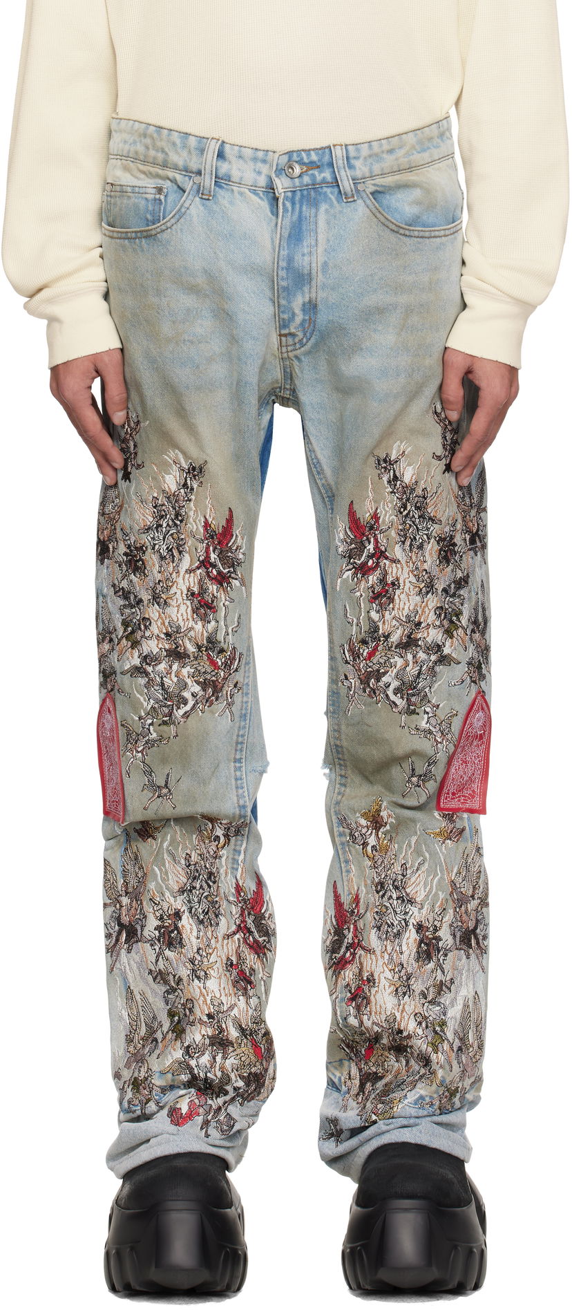Jeans Who Decides War Who Decides War Chaos Jeans Blå | 1120670030SS25