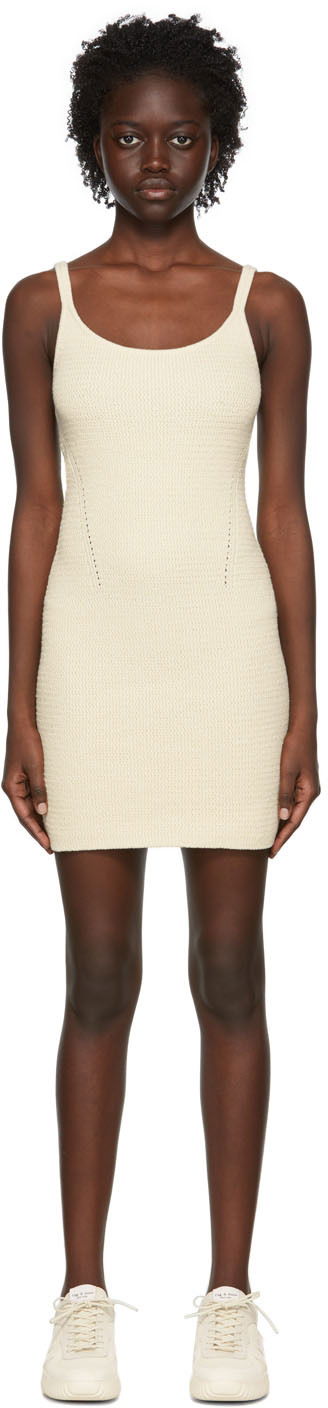 Kjole rag & bone Rag & Bone Organic Cotton Mini Dress Hvid | WAS22S008FG08, 0