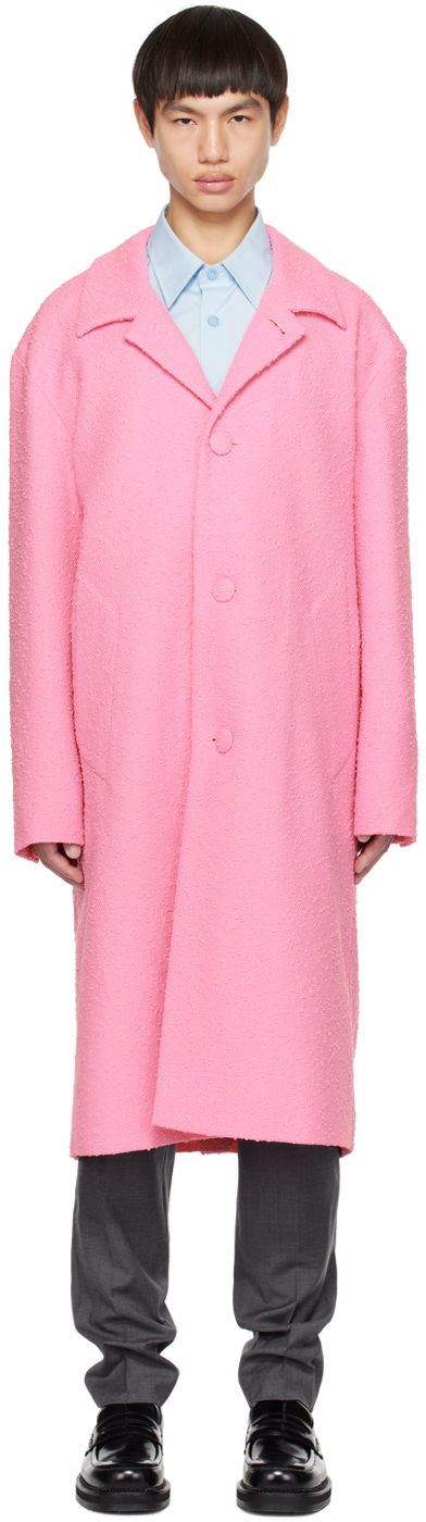 Frakker AMI Car Coat Lyserød | HCO003.WV0001, 0