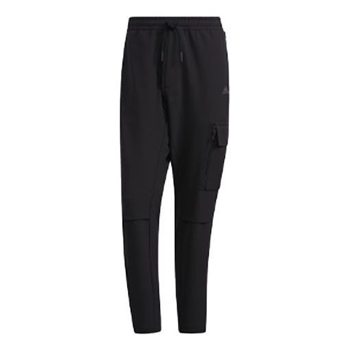 Cargo bukser adidas Originals adidas x Great Wall Crossover Straight Cargo Pants Sort | H23098
