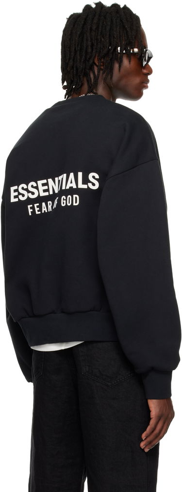 Sweatshirt Fear of God Fear of God ESSENTIALS Classic Crewneck Sweatshirt Sort | 192AS252040F, 2