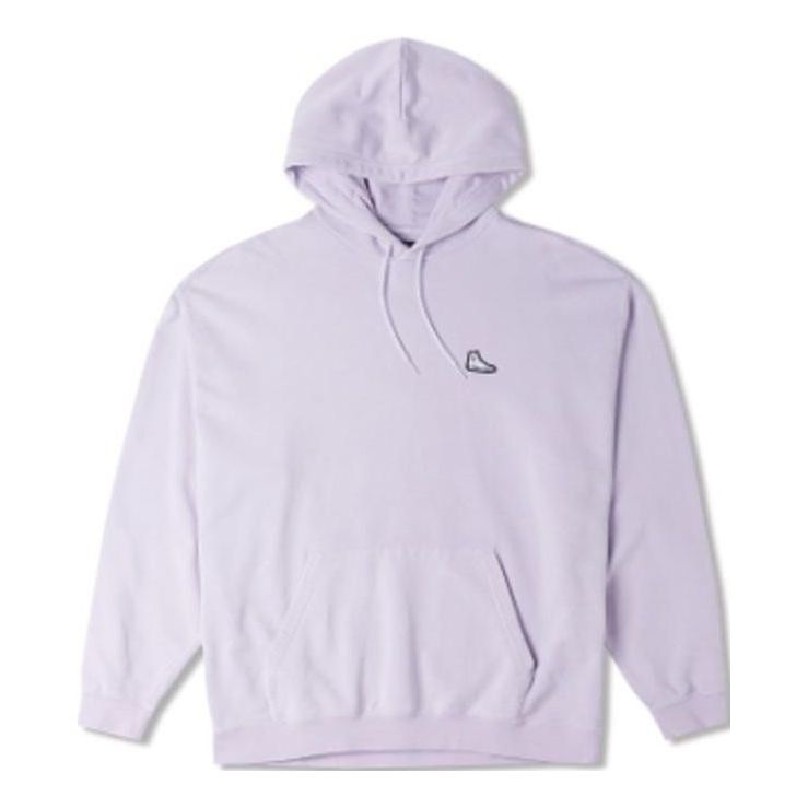 Sweatshirt Converse Embroidered Patch Hoodie Lilla | 10025456-A06