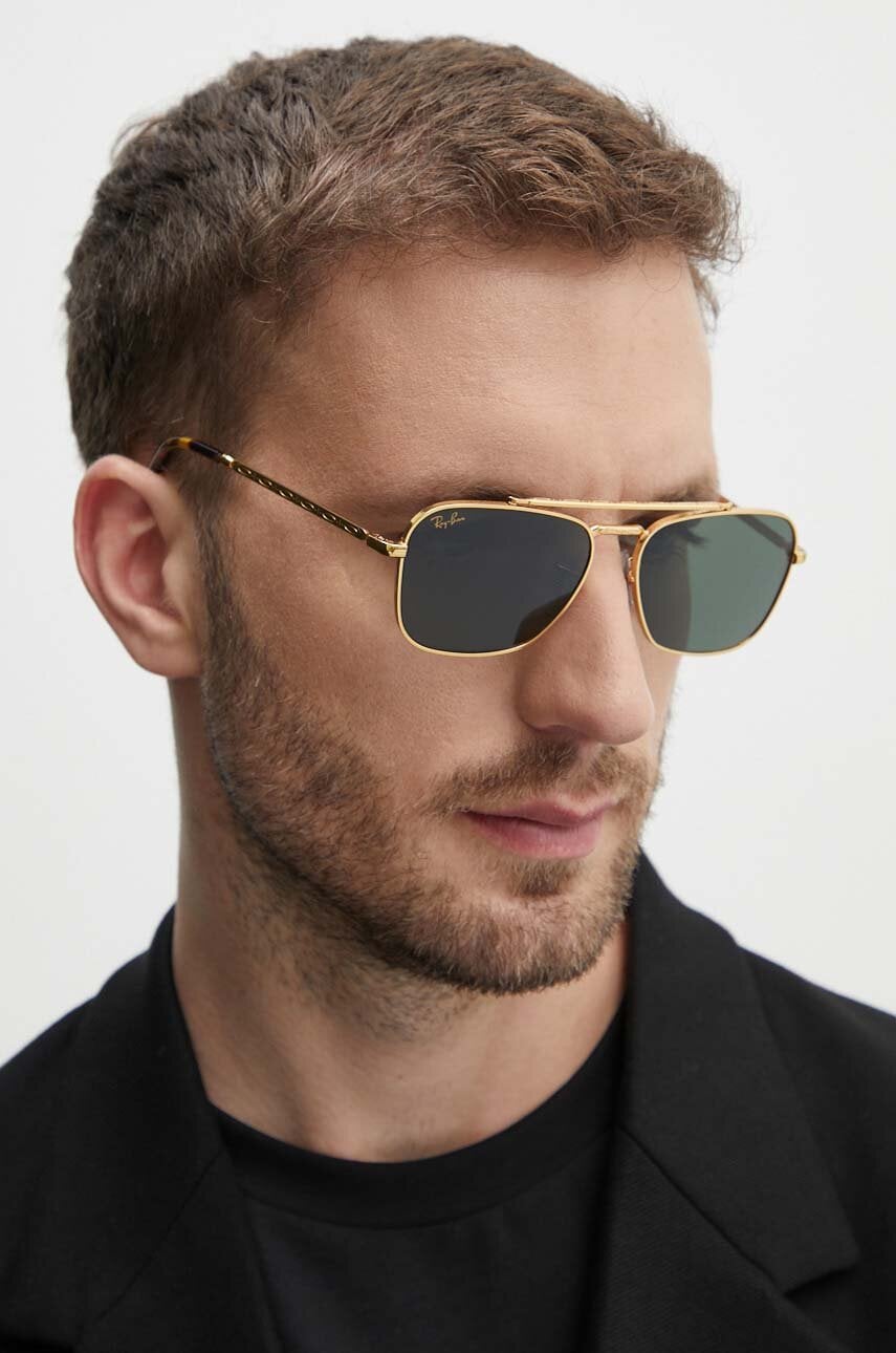 Solbriller Ray-Ban NEW CARAVAN Pilot Sunglasses Metalisk | 0RB3636.91963155, 0