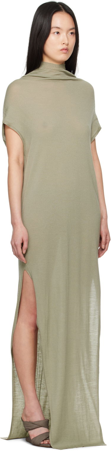Kjole Rick Owens Rick Owens Hollywood SL Crater Maxi Dress Brun | RP01E7602 M, 4
