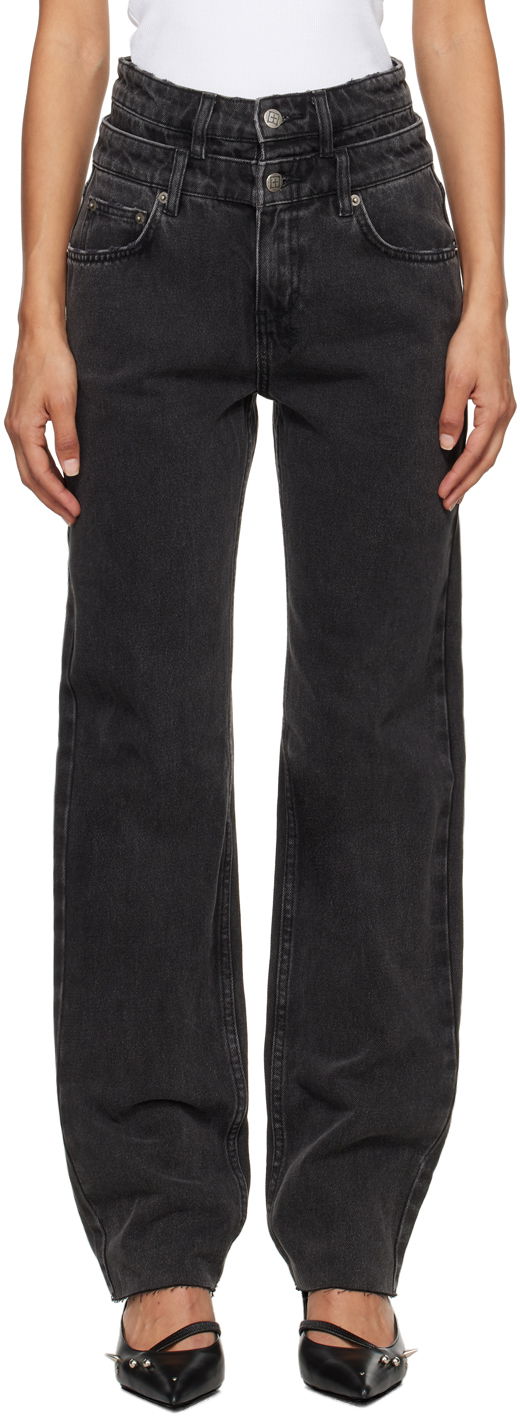 Jeans Ksubi Ksubi Playback Rework Shadow Jeans Sort | WFA24DJ003