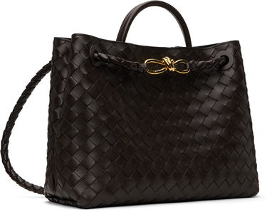 Mulepose Bottega Veneta Bottega Veneta Andiamo Woven Leather Tote Brun | 766016VCPP12272, 1