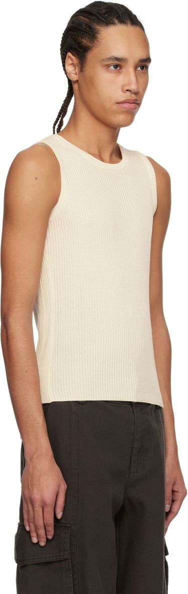 Tanktop Soulland Soulland Eleen Rib Knit Tank Top Beige | 42057-1306, 1