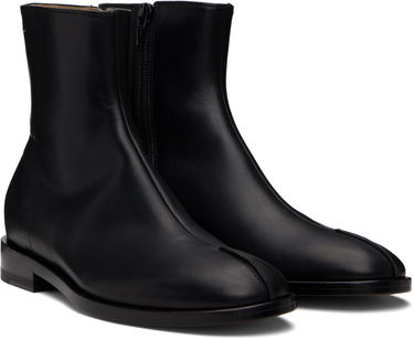 Sneakers og sko Maison Margiela MM6 Maison Margiela Shiny Vegetable Tanned Leather Trunk Boots Sort | S59WU0262 P5000, 3