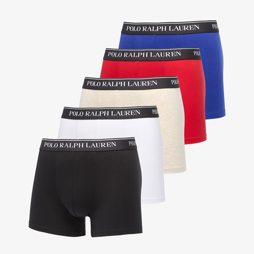 Boksere Polo by Ralph Lauren Polo Ralph Lauren Classic Trunks (5-Pack) Flerfarvet | 714864292022