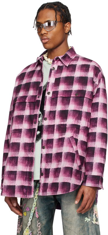 Skjorte Acne Studios Acne Studios Check Button-Up Shirt Lyserød | B90814-, 3