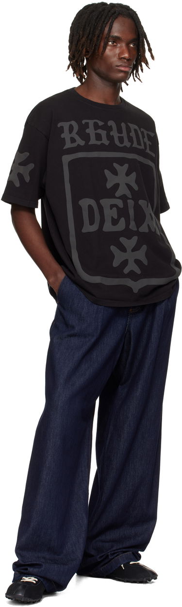 T-shirt Rhude Rhude 'Deix' Shield Oversized T-Shirt Sort | RHPF25TT08012, 3