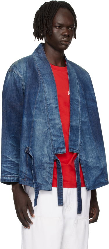 Jakke KENZO Kenzo Paris Kimono Denim Jacket Blå | FF65DV1466I7, 1