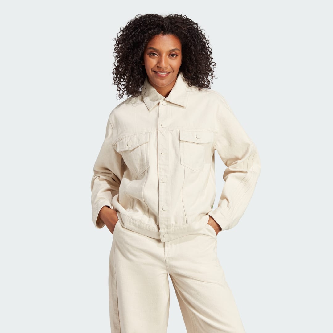 Jakke adidas Originals x KSENIASCHNAIDER Beige | IJ6624, 0