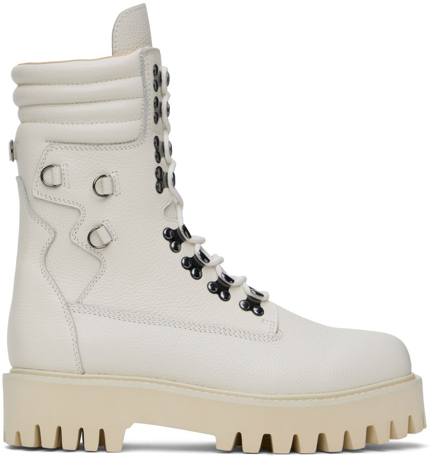 Tøj Who Decides War Who Decides War Field Boots Hvid | 1141280018SS24, 0