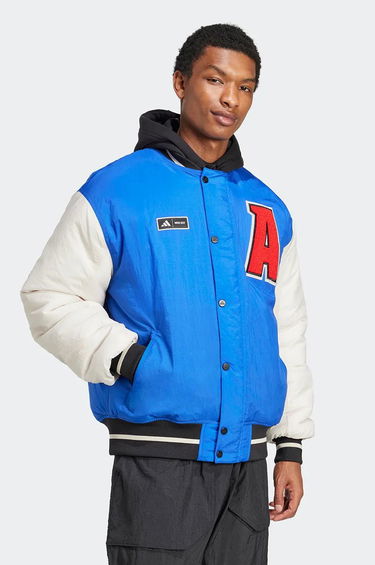 Bomberjakke adidas Originals adidas x Moon Boot Varsity Jacket Blå | IY8048, 6