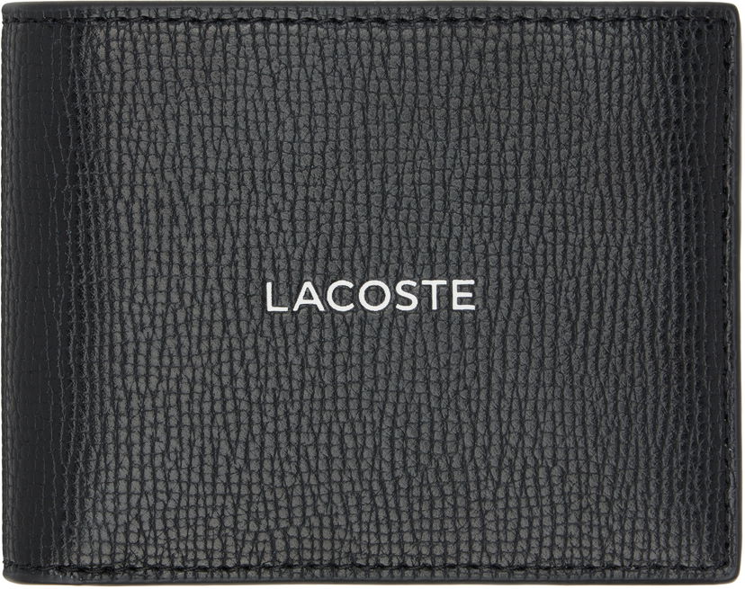 Tegnebog Lacoste Printed-Logo Wallet Sort | NH5052OI_000
