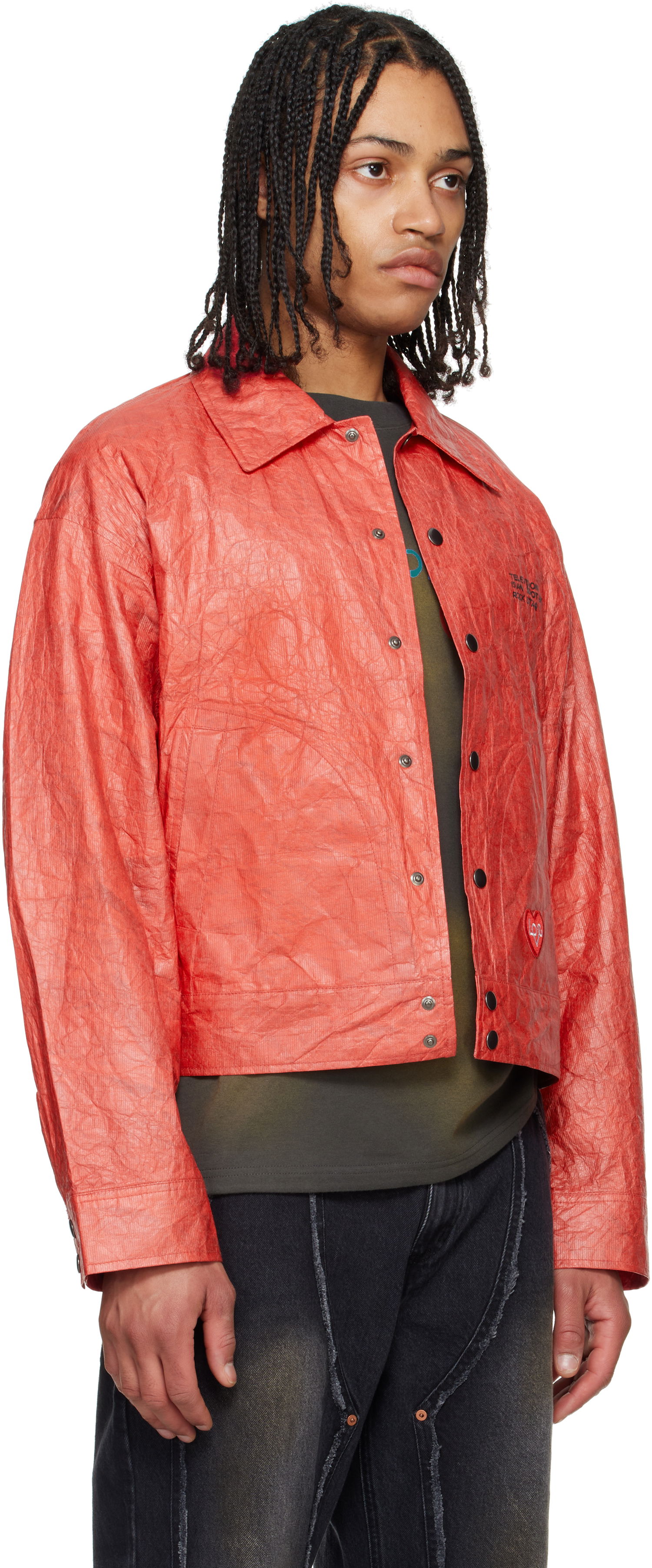 Bomberjakke Andersson Bell Andersson Bell Guitarist Printed Tyvek Jacket Rød | awa688u, 1